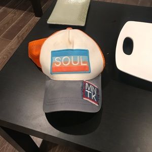 SOULCYCLE trucker hat! With MNTK patch